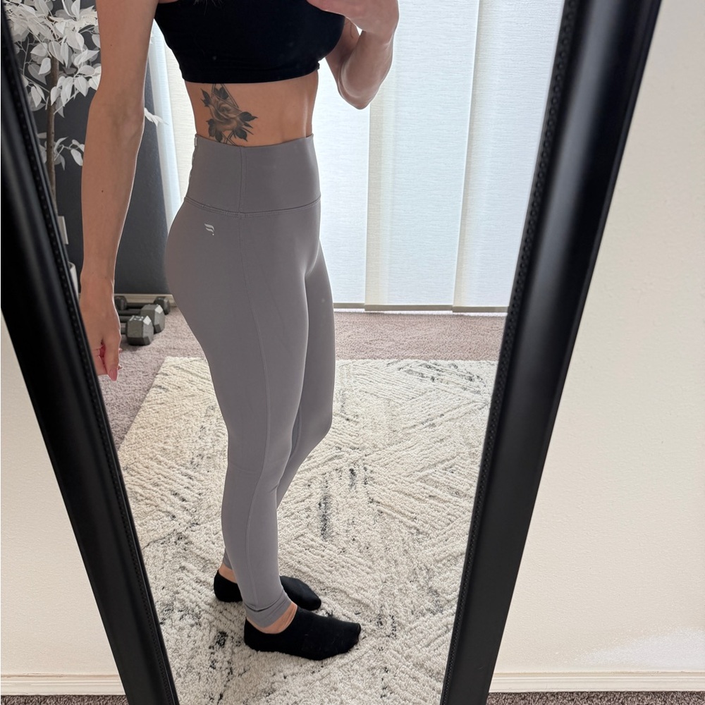 Gray Women's High-Waisted  Fabletics Leggings